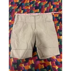 INC International Concepts Khaki Bermuda Shorts Petite 2